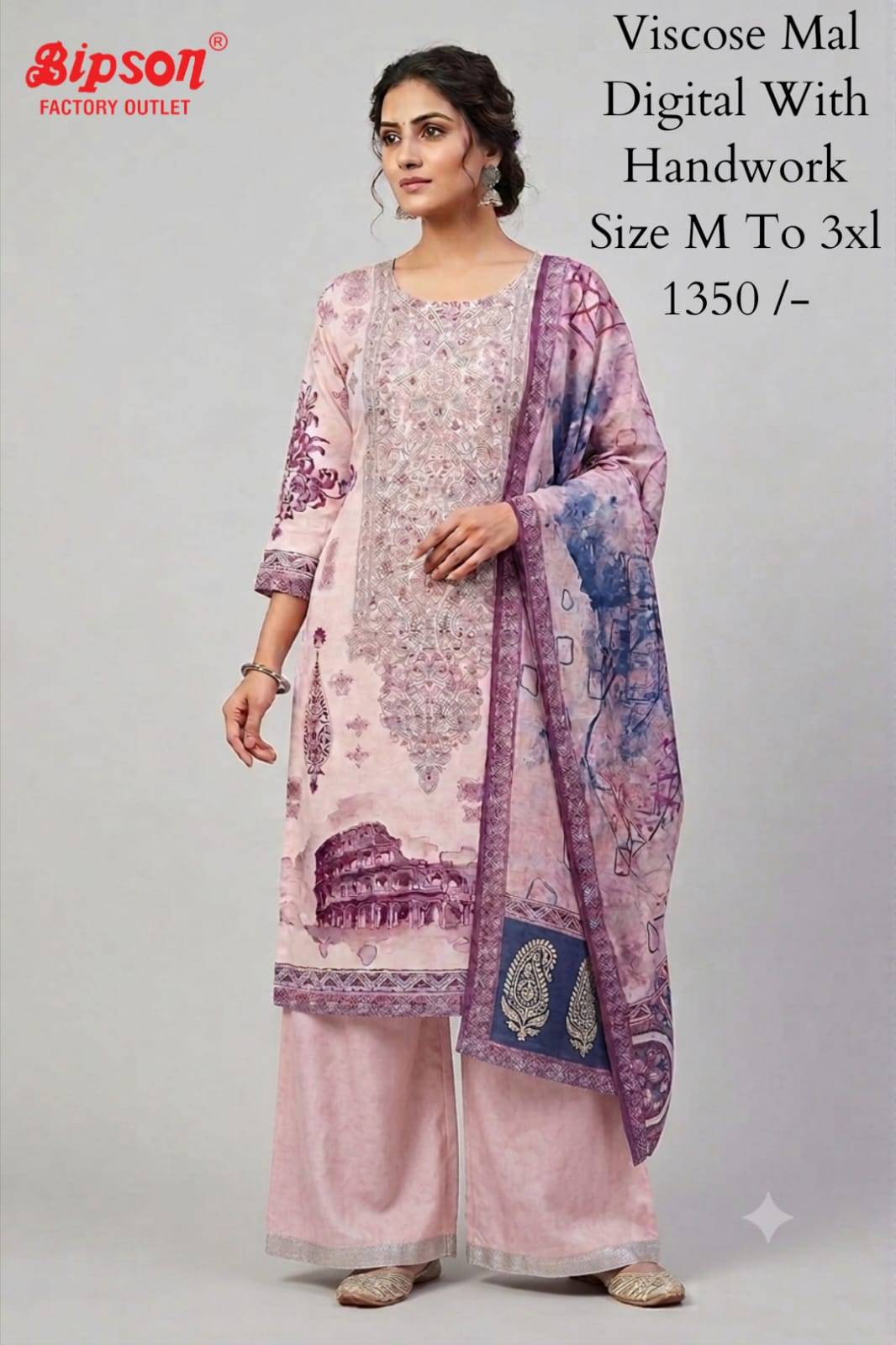 COTTON Collection By BIPSON PRINTS Stylish Beautiful Colourful Pure Viscose Mal Cotton Dresses At Wholesale Price